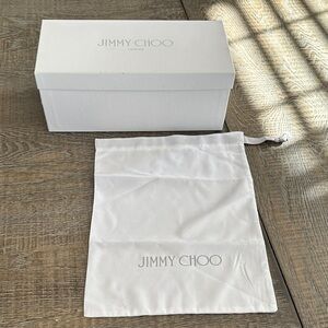 Jimmy Choo White Box and Dust Bag